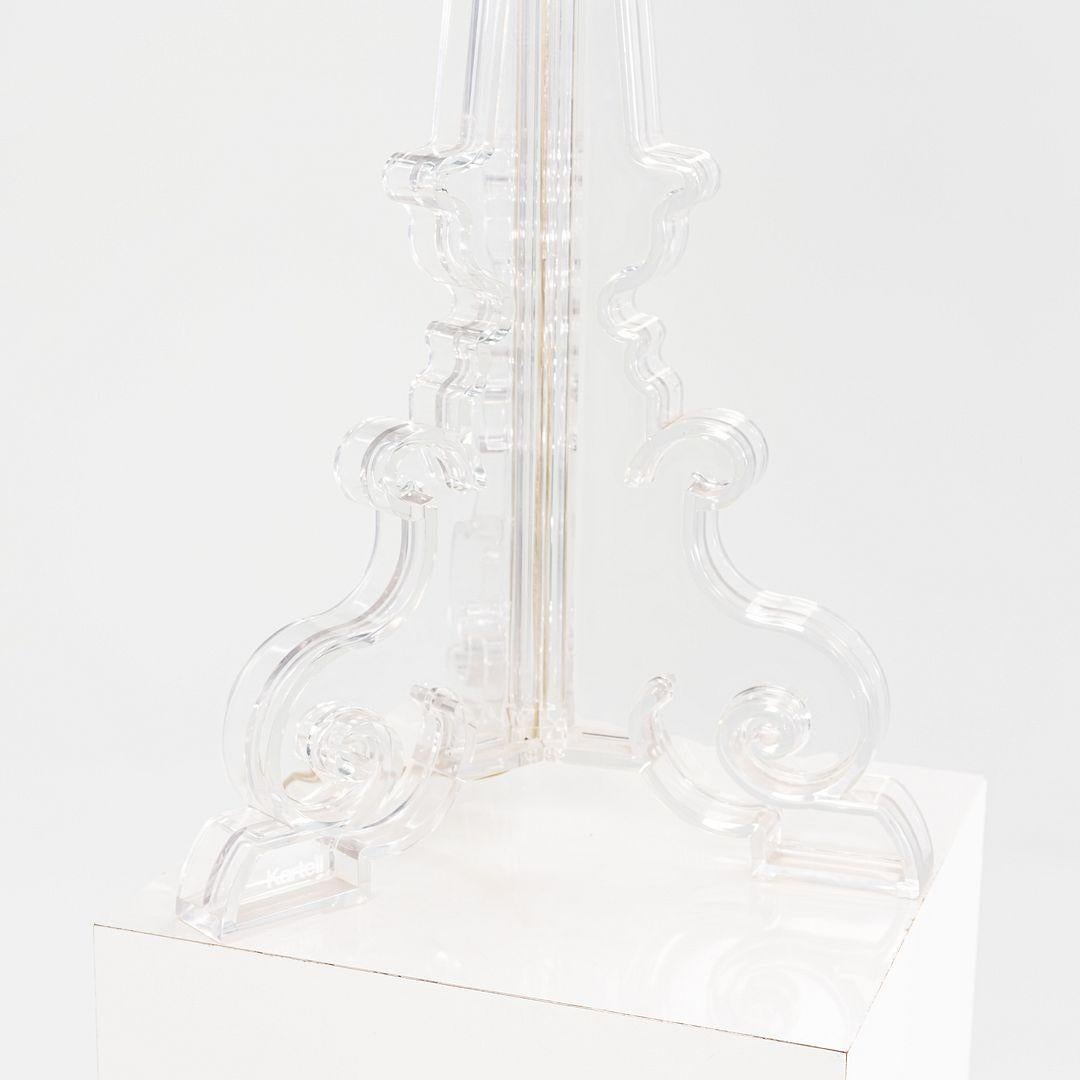 C. 2004 Ferruccio Laviani para Kartell Lámpara de sobremesa Bourgie de plástico transparente en venta 2