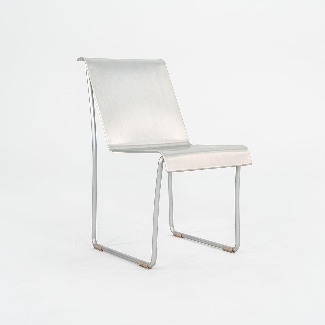 Modern C. 2004 Frank Gehry for Emeco Superlight Chairs in Brushed Aluminum 3x Available For Sale