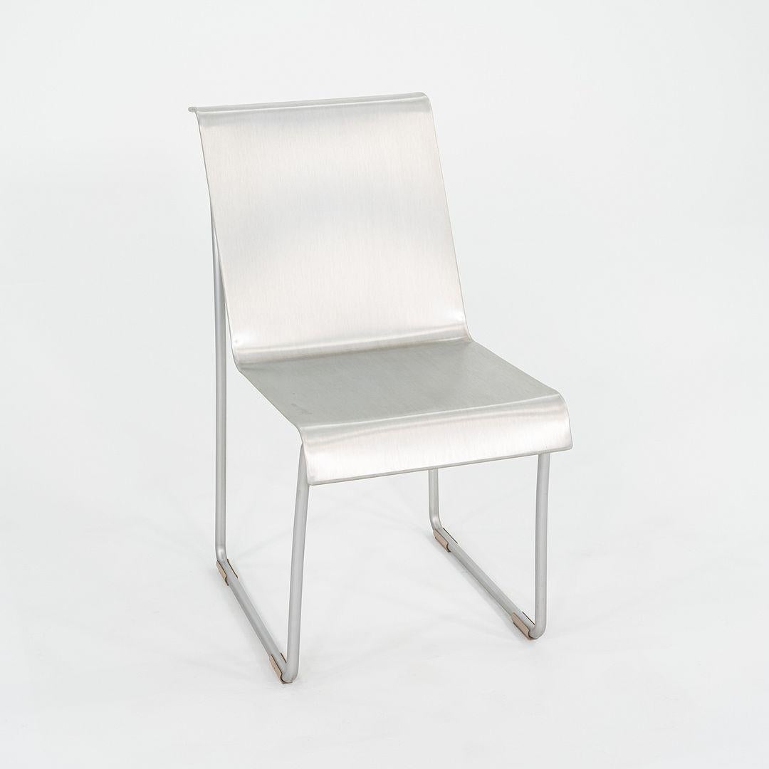C. 2004 Frank Gehry for Emeco Superlight Chairs in Brushed Aluminum 3x Available In Good Condition For Sale In Philadelphia, PA