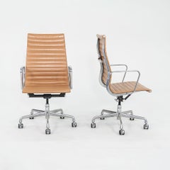C. 2005 Herman Miller Eames Aluminum Group Executive Desk Chair in Tan 2x Avail
