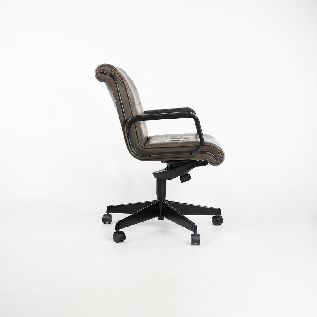 C. 2006 Knoll Sapper Series Management Desk Chair di Richard Sapper in pelle in vendita 4