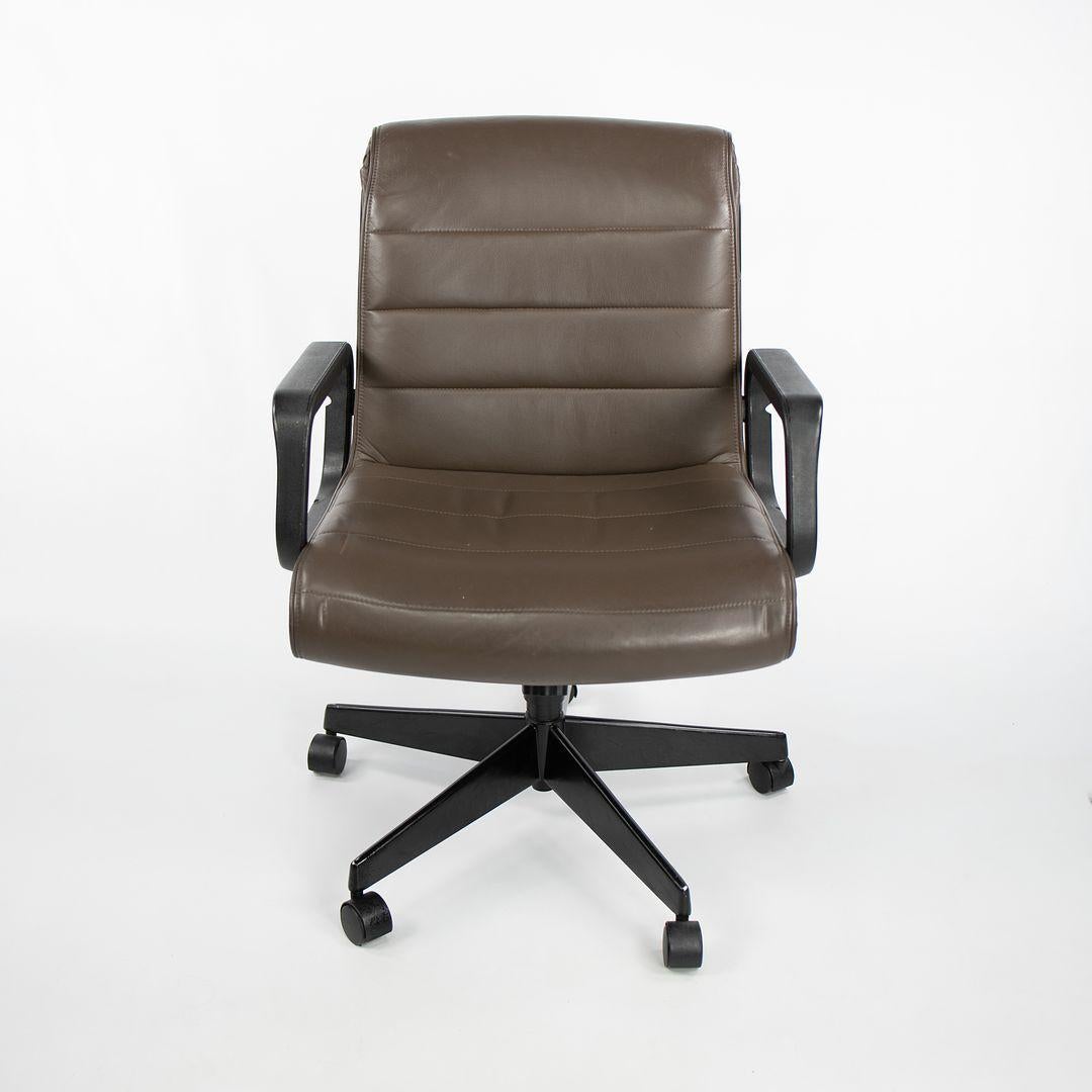 C. 2006 Knoll Sapper Series Management Desk Chair di Richard Sapper in pelle in vendita 1