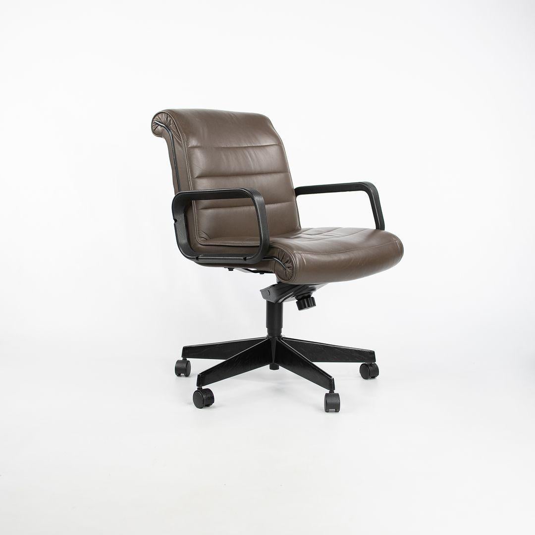 C. 2006 Knoll Sapper Series Management Desk Chair di Richard Sapper in pelle in vendita 2