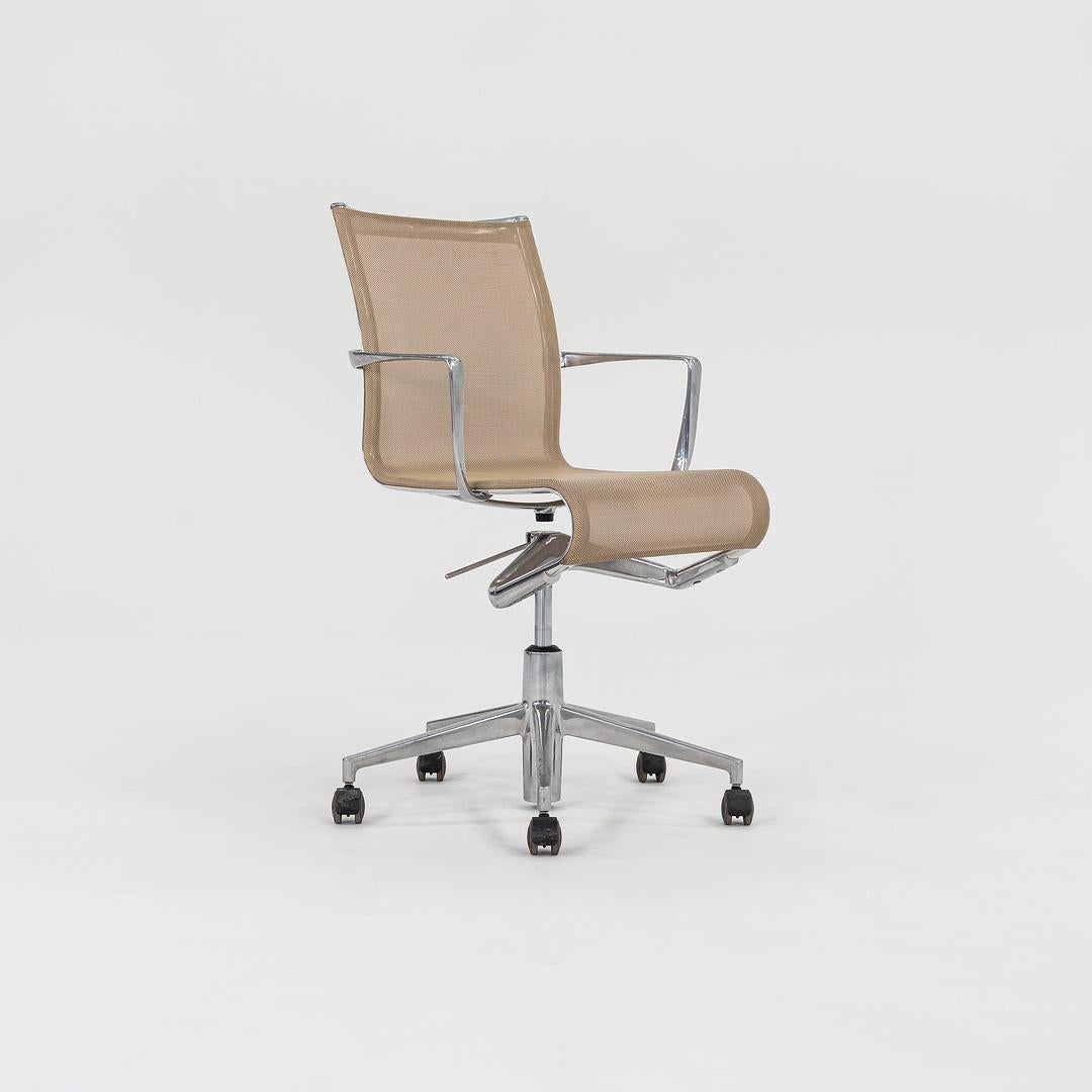 C. 2010 Alberto Meda für Alias 434 Rollingframe 44 Schreibtischstuhl in Tan Mesh (Italienisch) im Angebot