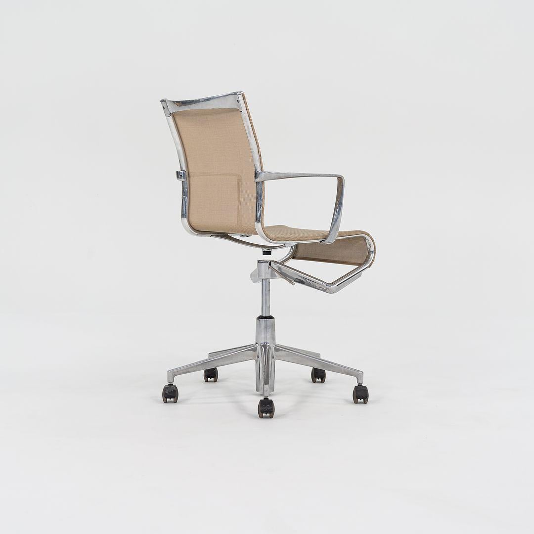 C. 2010 Alberto Meda für Alias 434 Rollingframe 44 Schreibtischstuhl in Tan Mesh (Aluminium) im Angebot