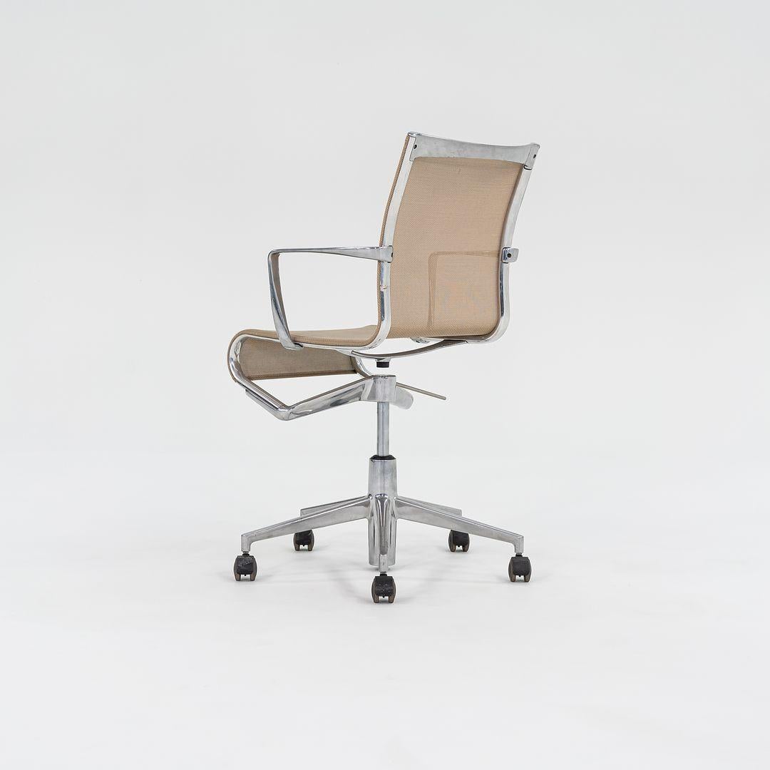C. 2010 Alberto Meda für Alias 434 Rollingframe 44 Schreibtischstuhl in Tan Mesh im Angebot 1