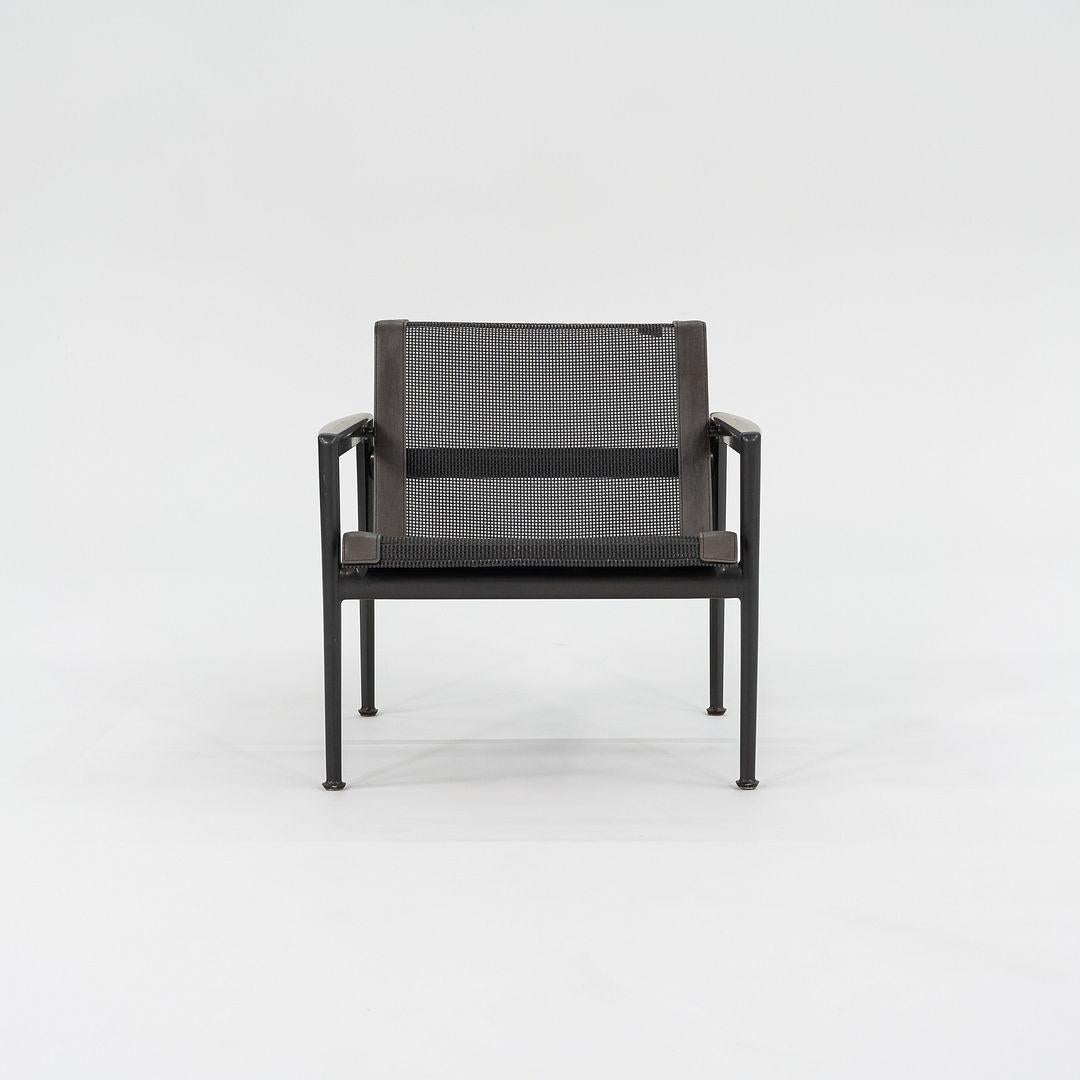 C. 2010 Richard Schultz for Knoll 1966 Collection Outdoor Lounge Chair in Black 2