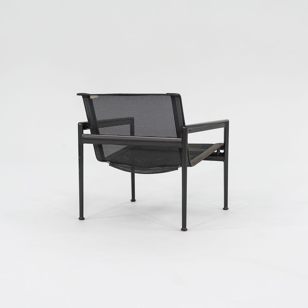 American C. 2010 Richard Schultz for Knoll 1966 Collection Outdoor Lounge Chair in Black