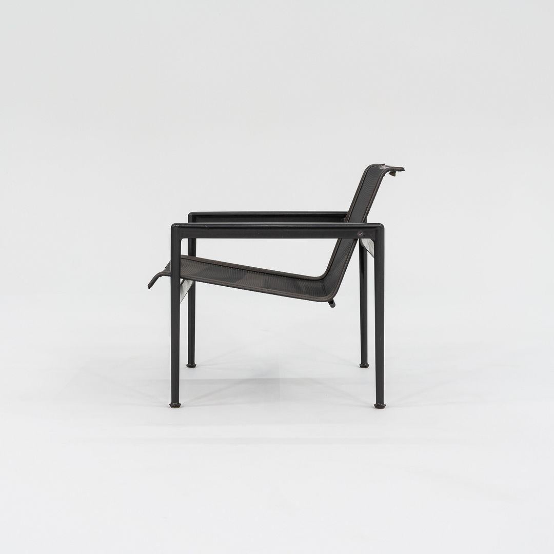 Contemporary C. 2010 Richard Schultz for Knoll 1966 Collection Outdoor Lounge Chair in Black