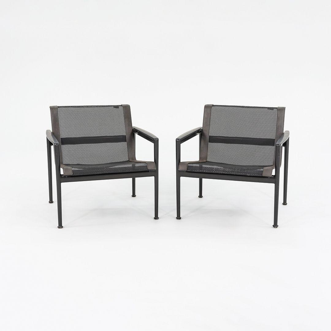 C. 2010 Richard Schultz for Knoll 1966 Collection Outdoor Lounge Chair in Black 1