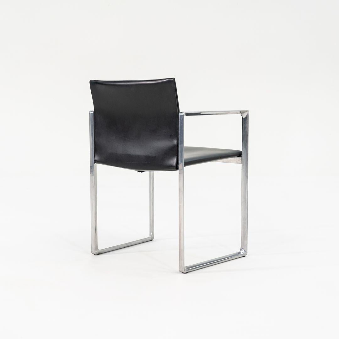 C. 2010s Eve Dining Chairs by Piero Lissoni for Cassina in Leather In Good Condition For Sale In Philadelphia, PA