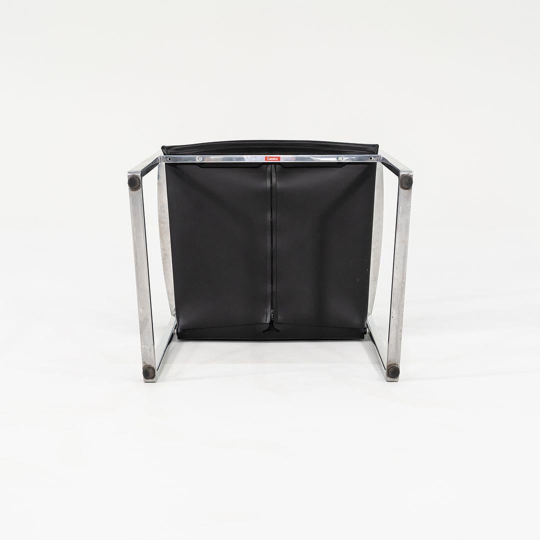 C. 2010s Eve Dining Chairs by Piero Lissoni for Cassina in Leather For Sale 1