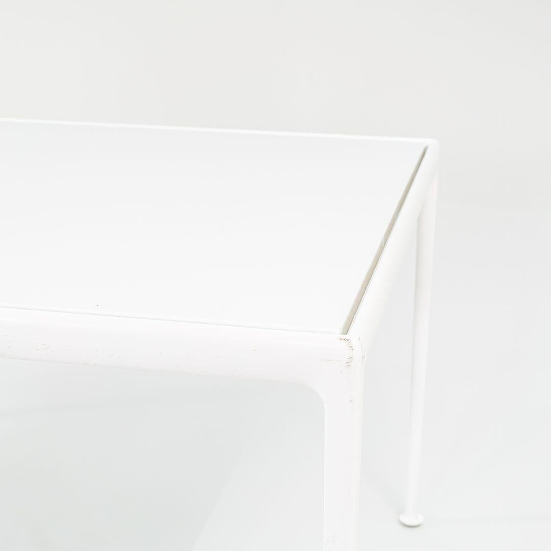 C. 2010s Richard Schultz 1966 Collection Rectangular Dining Table in White For Sale 4