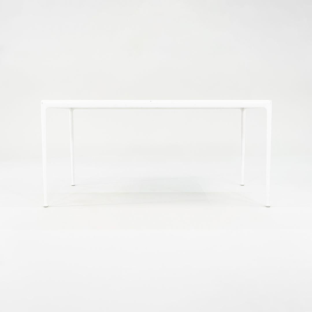 American C. 2010s Richard Schultz 1966 Collection Rectangular Dining Table in White For Sale