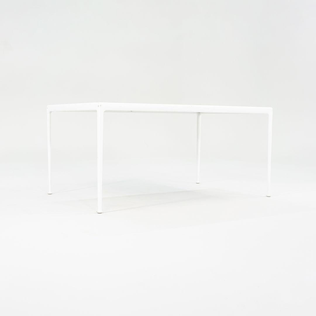 Contemporary C. 2010s Richard Schultz 1966 Collection Rectangular Dining Table in White For Sale
