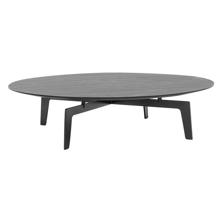 C. 2012 Jean-Marie Massaud for Poliform Tribeca Coffee Table in Ebonized Elm 48"