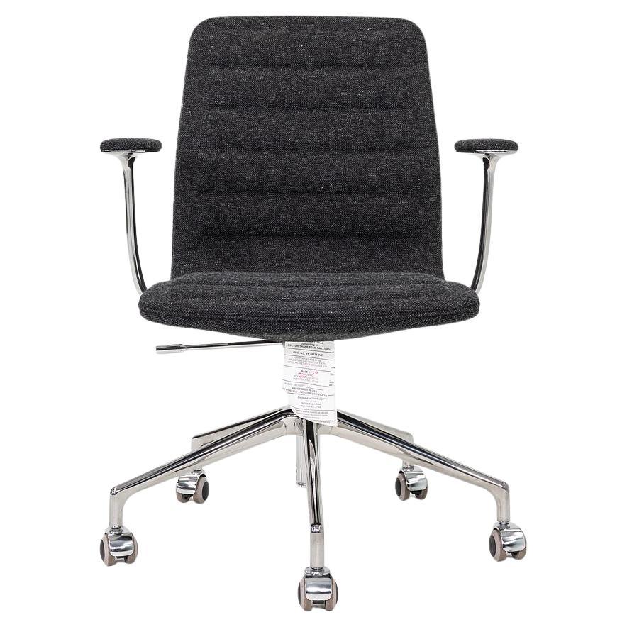 C. 2015 Jasper Morrison Cappellini Lotus Desk Chair, Gray Fabric (13x)