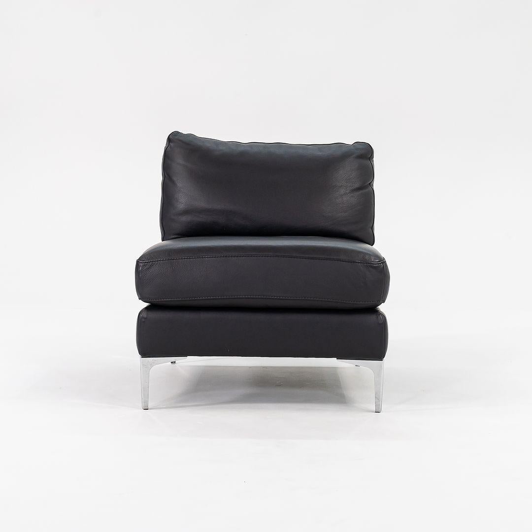 C. 2016 Pair of Giuseppe Nicoletti for Design Within Reach Armless Lounge Chairs For Sale 1