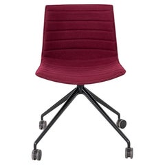 C. 2020 Arper Catifa 46 Desk Chair in Purple Fabric 30+ Available