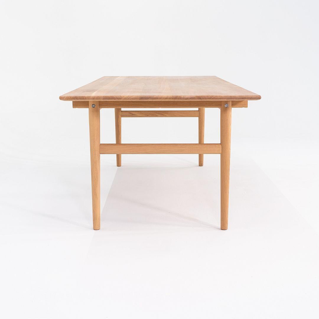 C. 2020 Hans Wegner for Carl Hansen CH327 Dining Table in Oak For Sale 5