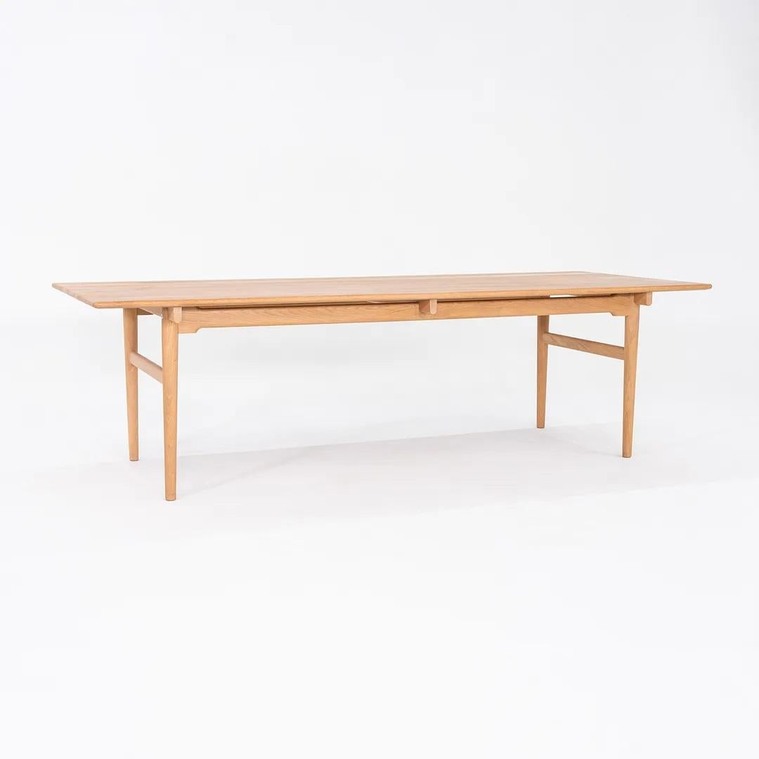 C. 2020 Hans Wegner for Carl Hansen CH327 Dining Table in Oak For Sale 6