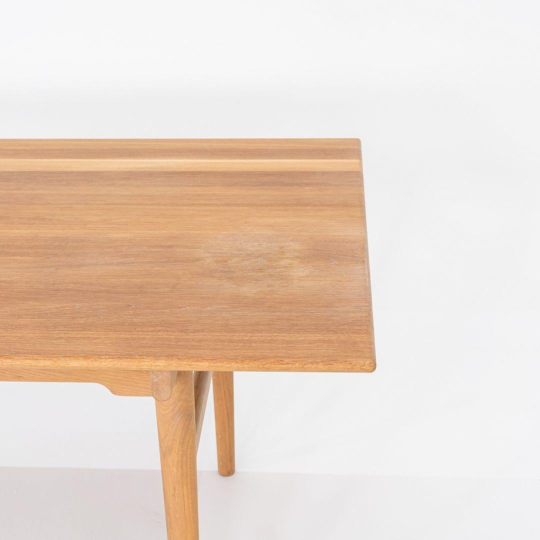 Modern C. 2020 Hans Wegner for Carl Hansen CH327 Dining Table in Oak For Sale