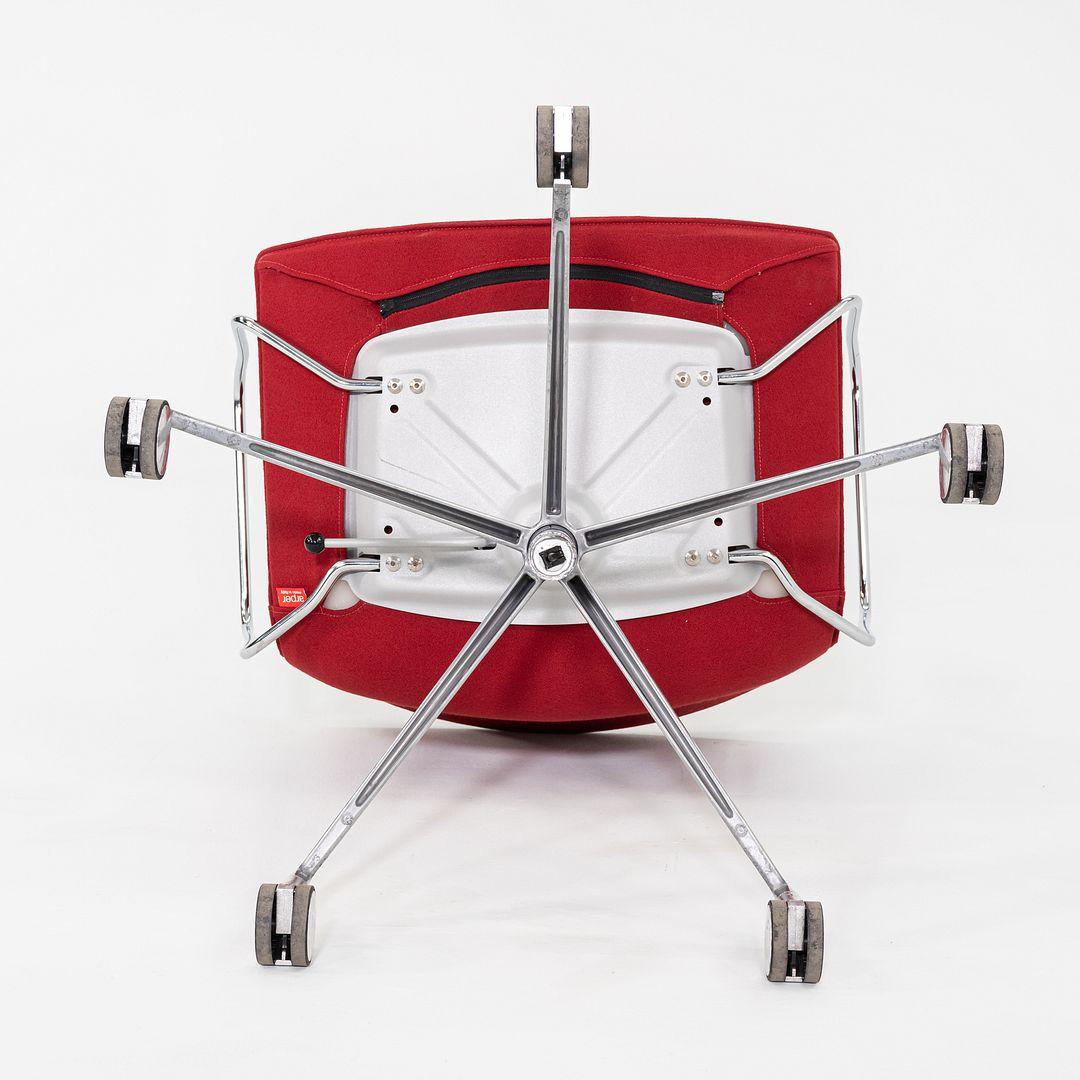 C. 2020 Lievore Altherr Molina for Arper Catifa Desk Chair w/ Arms in Red Fabric For Sale 2