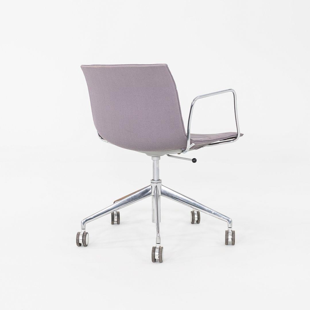 Aluminum C. 2020 Lievore Altherr Molina for Arper Catifa Desk Chairs w/ Arms For Sale