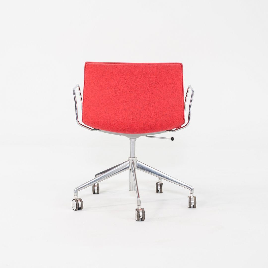 XXIe siècle et contemporain Chaises de bureau Lievore Altherr Molina pour Arper Catifa avec accoudoirs et pythoniques, vers 2020 en vente
