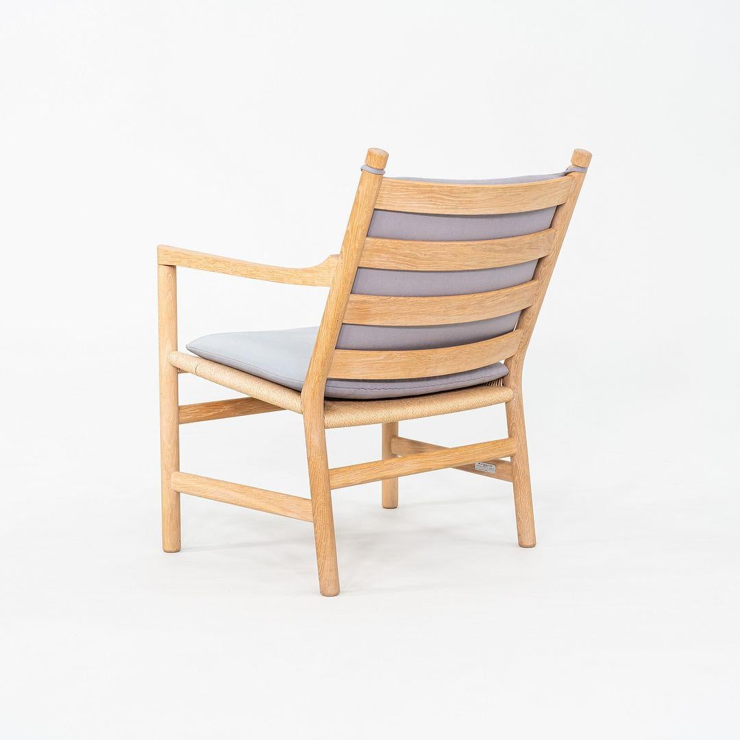 Paire de chaises longues Hans Wegner pour Carl Hansen en chêne avec coussins, vers 2020 en vente 2