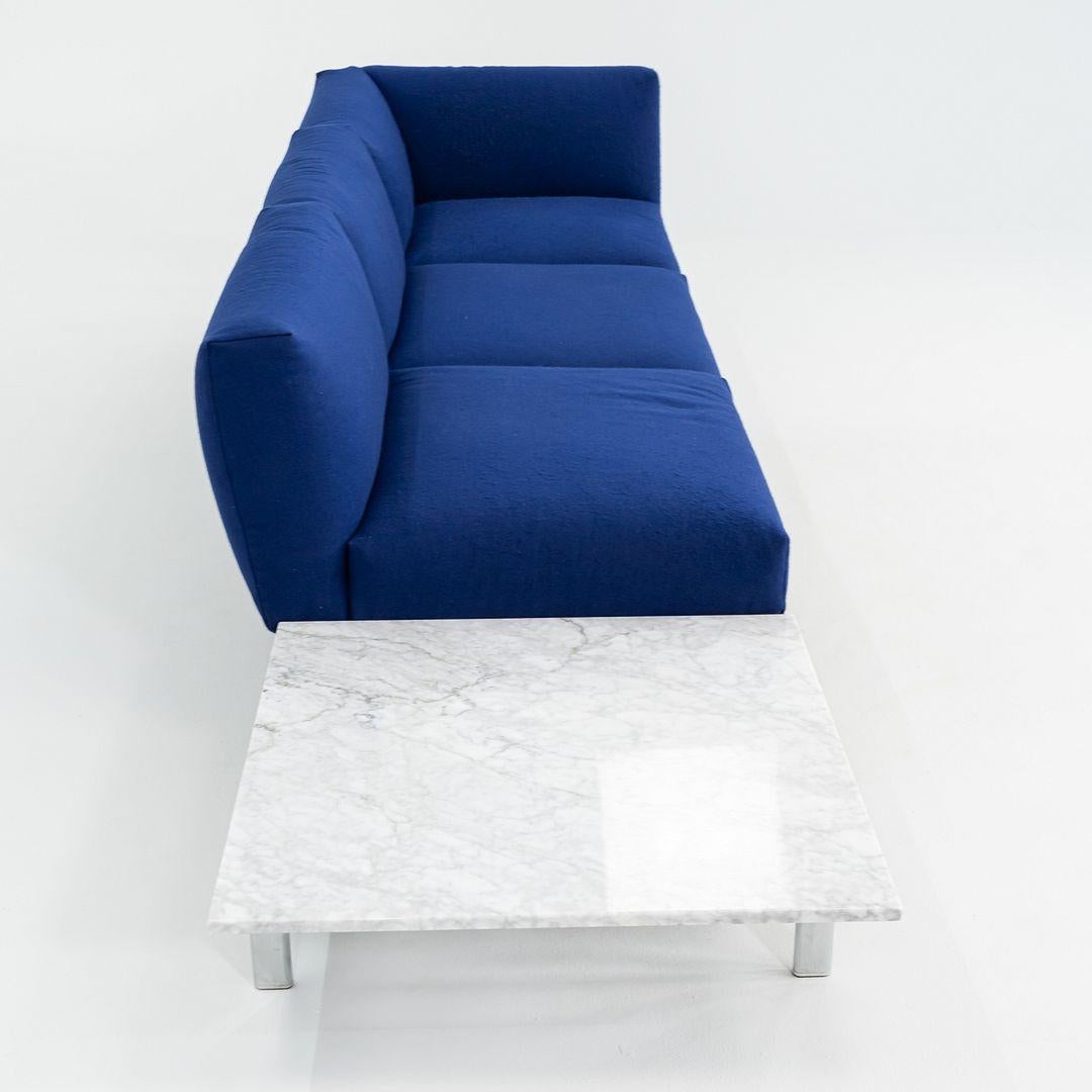 C. 2020 Piero Lissoni per Knoll Divano modulare Avio con tavolino in marmo in vendita 1