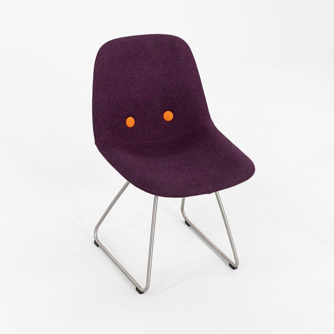 Acier C. 2020 Set of 4 Erik Jorgensen EJ 2 Eyes Chair by Foersom + Hiort-Lorenzen en vente