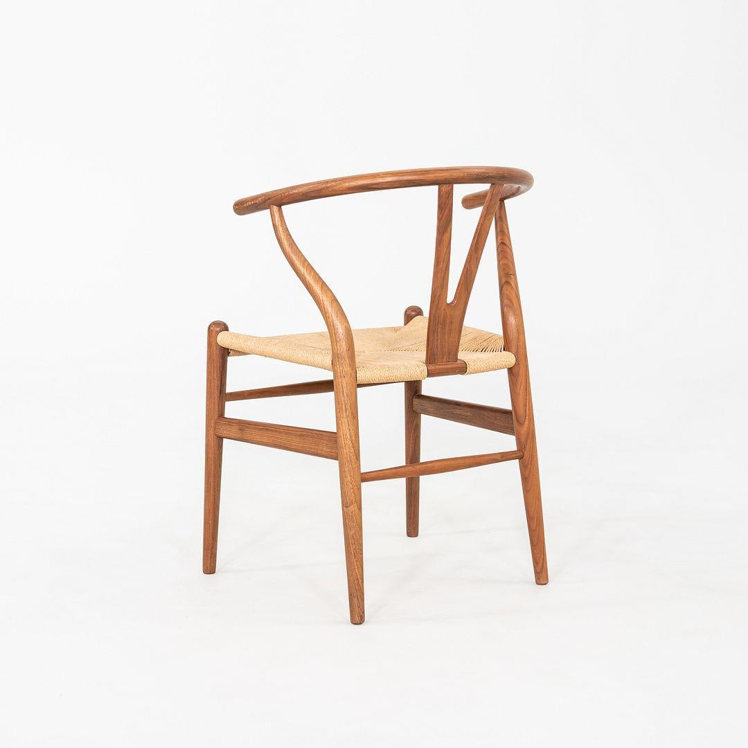 Moderno C. 2020 Set di cinque sedie da pranzo Hans Wegner per Hansen CH24 Wishbone in vendita