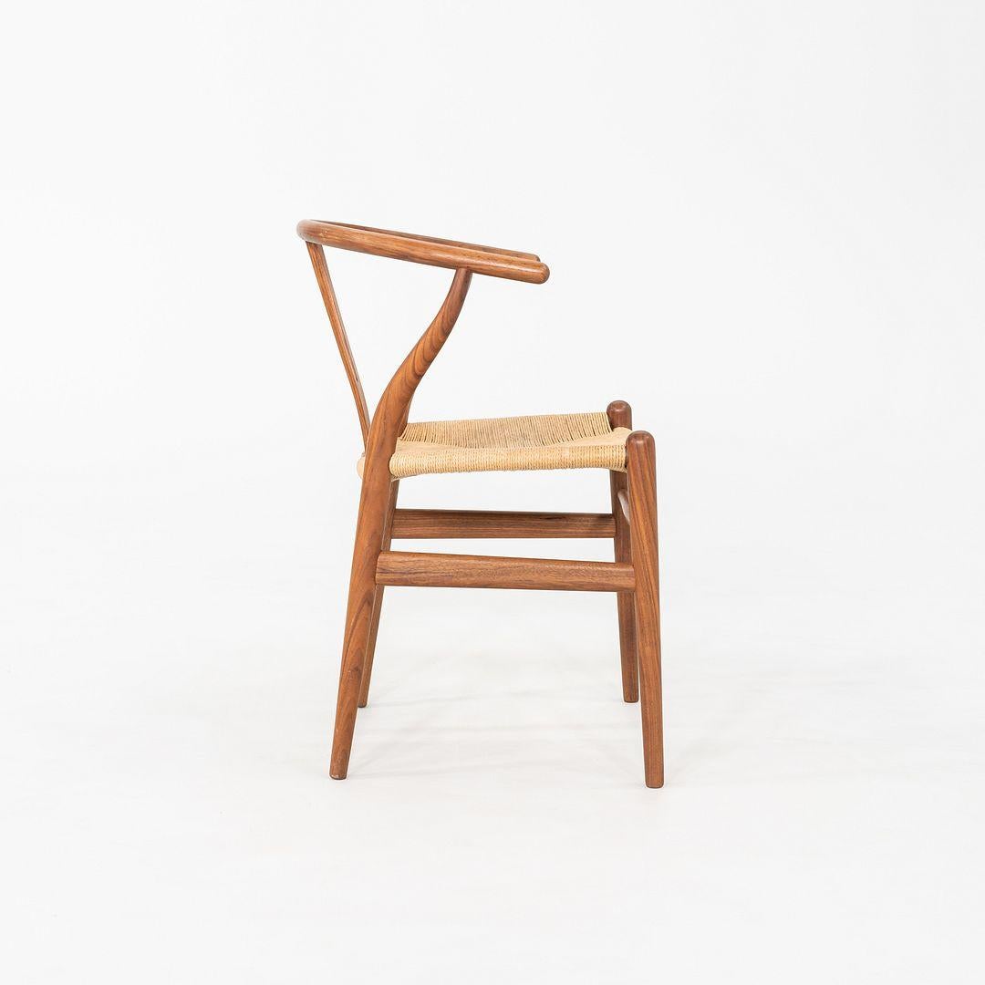 C. 2020 Set di cinque sedie da pranzo Hans Wegner per Hansen CH24 Wishbone in vendita 1