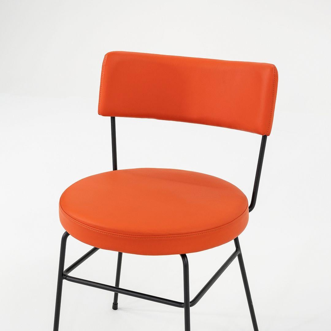 C. 2022 Diiva Dining Side Chair by Grazia & Co. of Australia in Orange Leather (Chaise d'appoint pour salle à manger Diiva 2022 en cuir orange) en vente 3