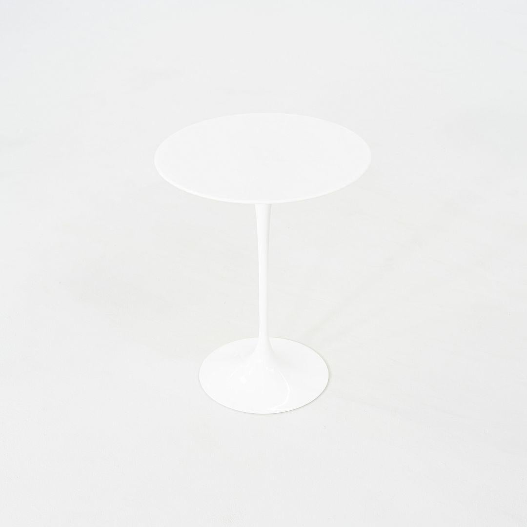 Modern C. 2022 Eero Saarinen for Knoll Tulip Side Table in Lasa Classico Marble 16