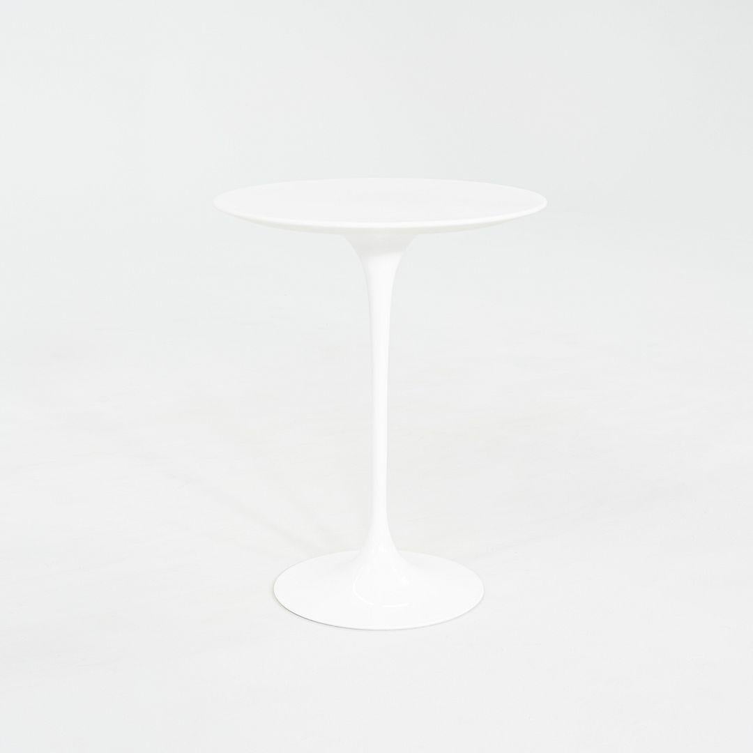 C. 2022 Eero Saarinen for Knoll Tulip Side Table in Lasa Classico Marble 16