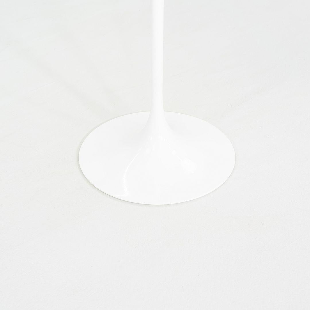 Aluminum C. 2022 Eero Saarinen for Knoll Tulip Side Table in Lasa Classico Marble 16