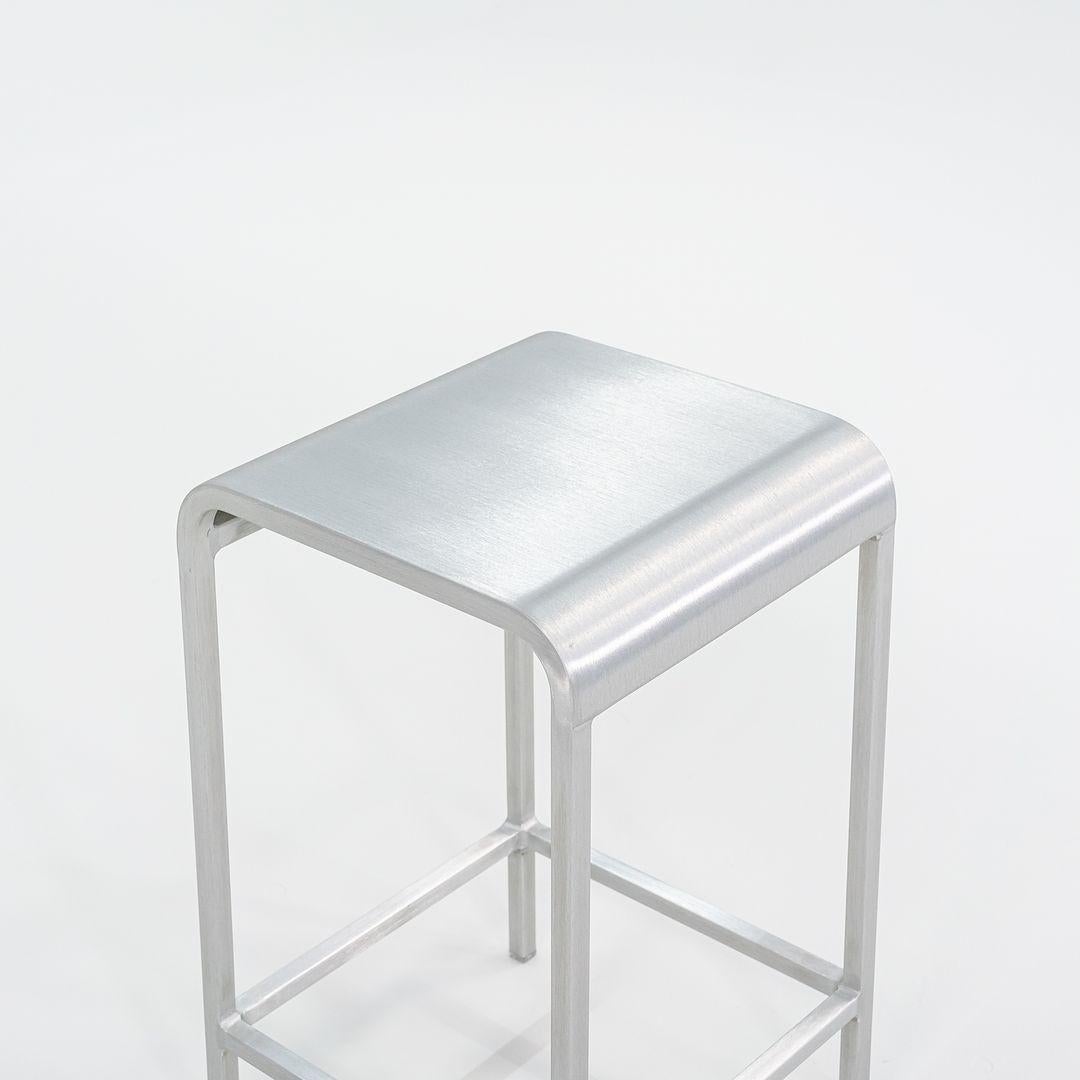 C. 2022 Mint 20-06 Counter Stools von Norman Foster für Emeco in gebürstetem 5x erhältlich 2