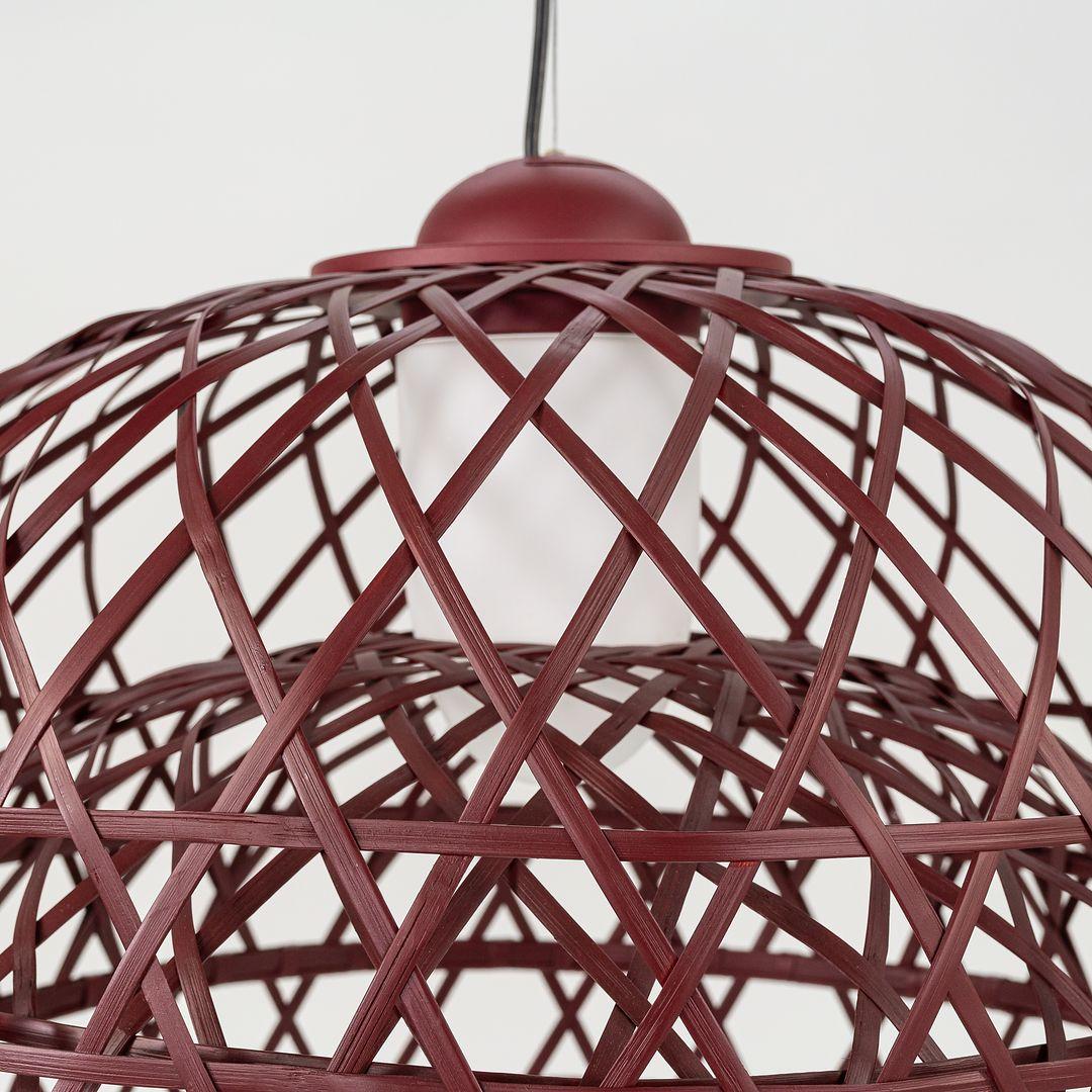 Contemporary C. 2022 Neri and Hu for Moooi UL Emperor, S Suspended, Red For Sale