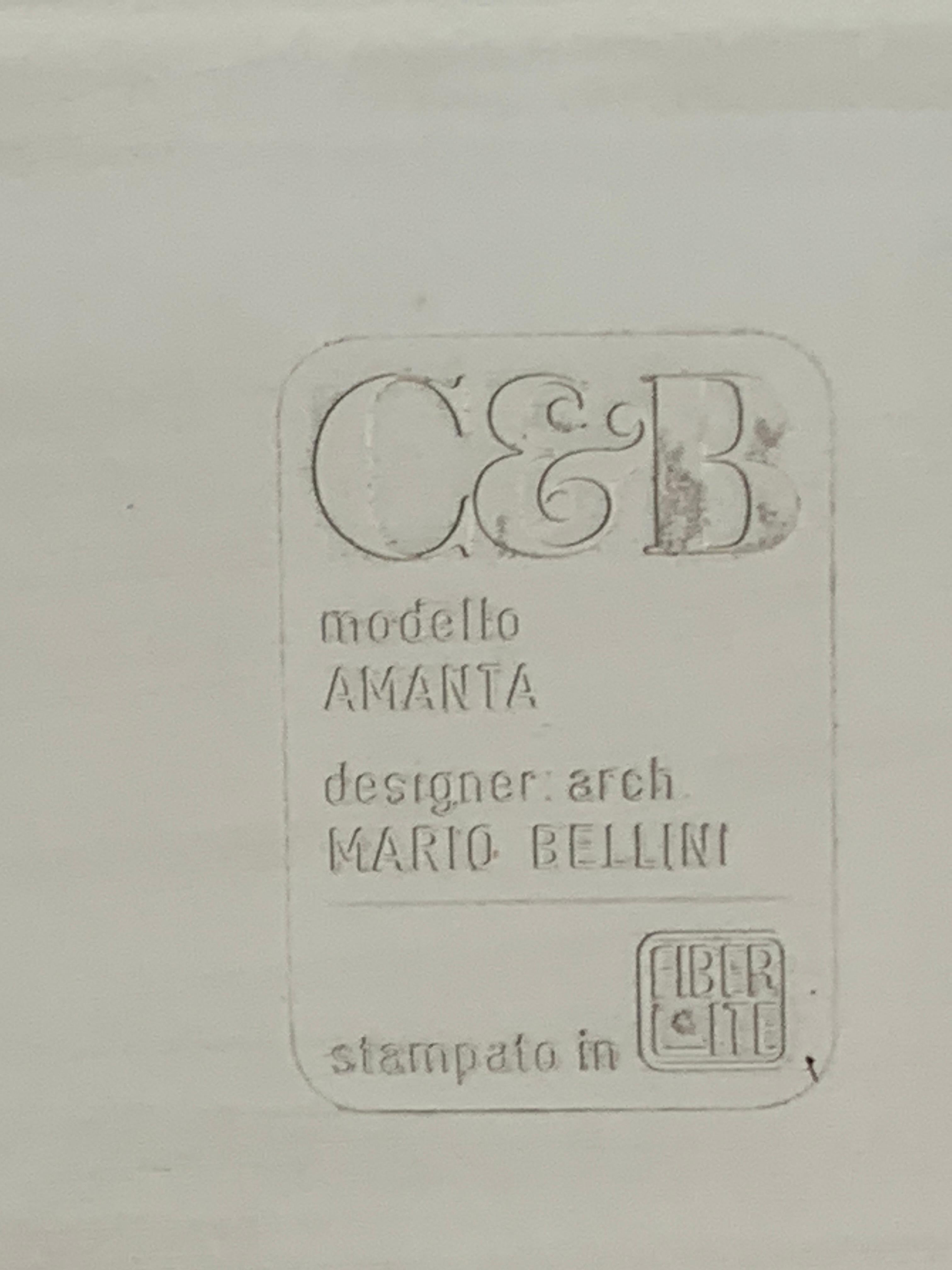 C & B Italia 'Amanta' Sofa and Love Seat, by Mario Bellini For Sale 3