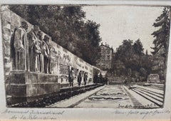 Acqueforti originali C. Bernier - Monumento internazionale della Riforma, Ginevra