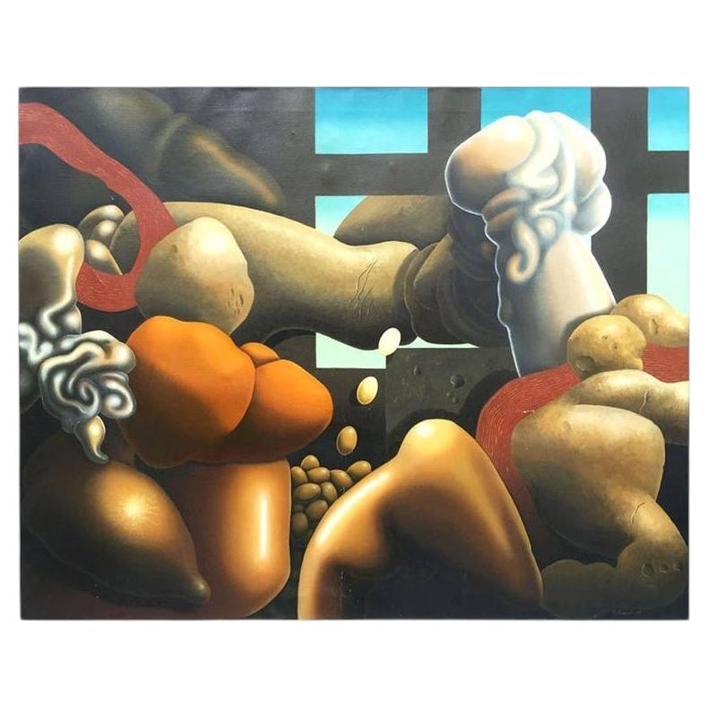 C. Bogaert, huile sur toile signée et datée 1975. For Sale