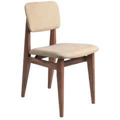 C-Chair Dining Chair, Fully Upholstered, American Walnut