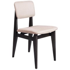 C-Chair Dining Chair, Fully Upholstered, Black Stained Oak