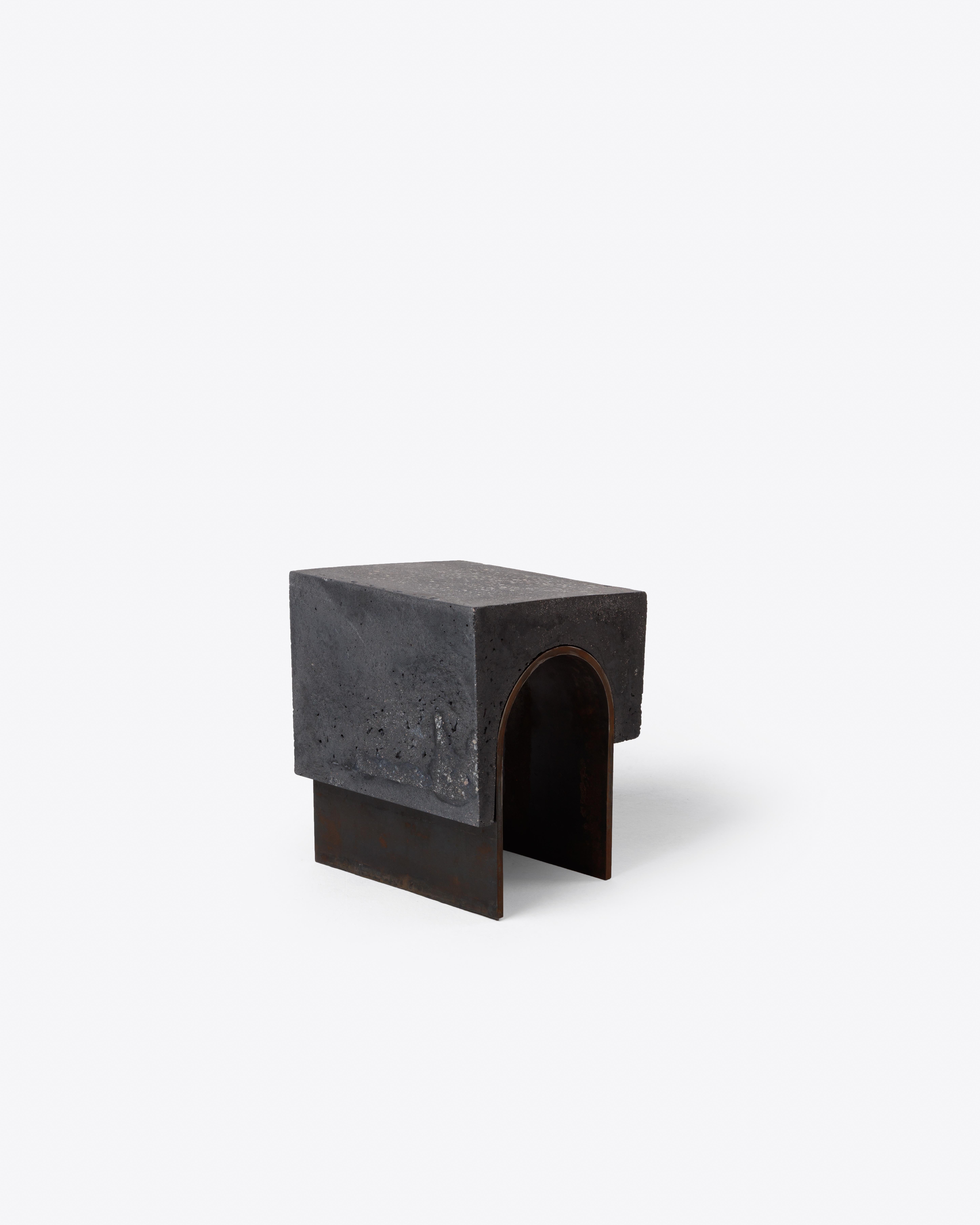 Brazilian C Chunck Side Table/Stool For Sale