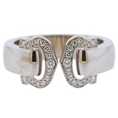 C de Cartier Diamond White Gold Ring