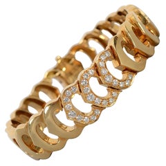 C de Cartier Gold Bracelet with Diamonds