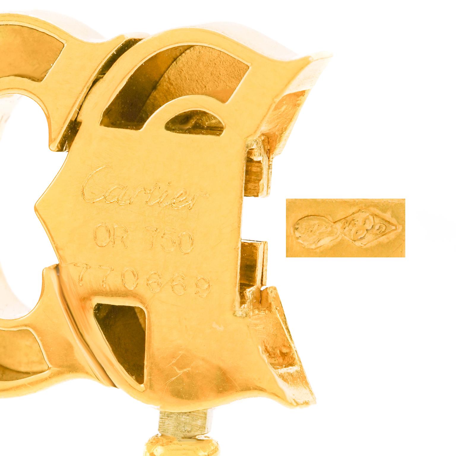Women's or Men's C de Cartier Gold Necklace