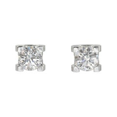 C de Cartier in Signaturfassung Diamant-Ohrstecker